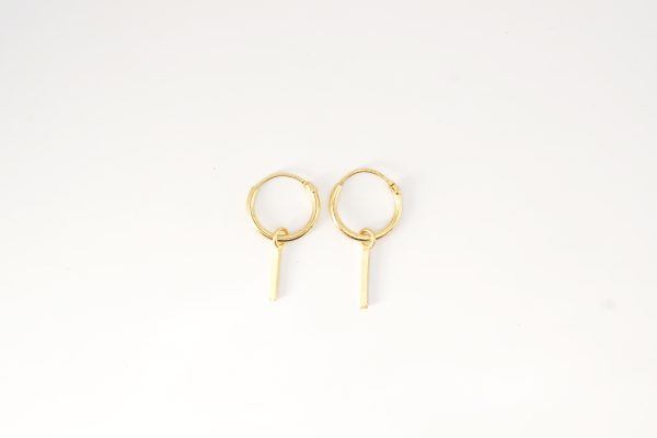 straight earring no.1