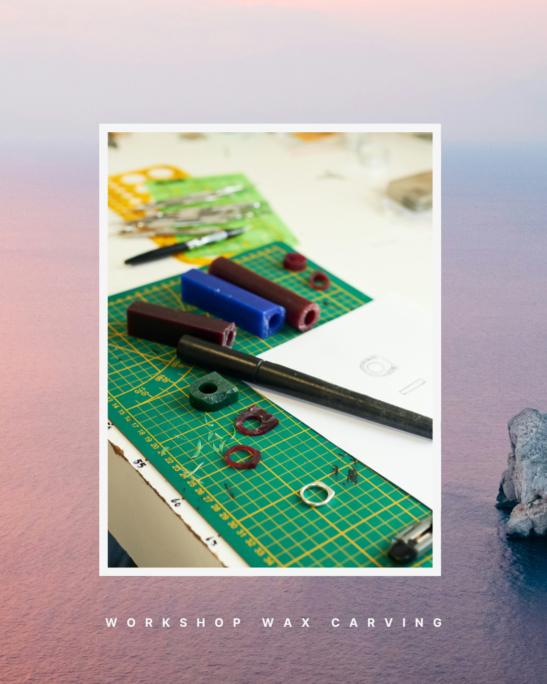 Workshop wax carving by ULU Jewelry at VNTG Atelier Workshop wax carving by ULU Jewelry at VNTG Atelier